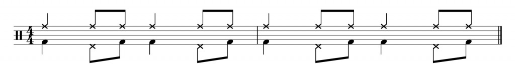 Samba grosse caisse et cymbale rythmique